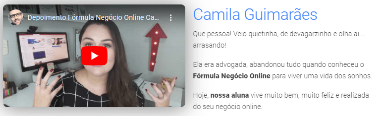 FNO | Depoimento de Camila Guimarães 