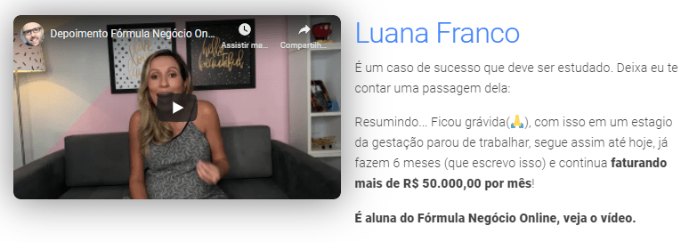 FNO | depoimento de Luana franco
