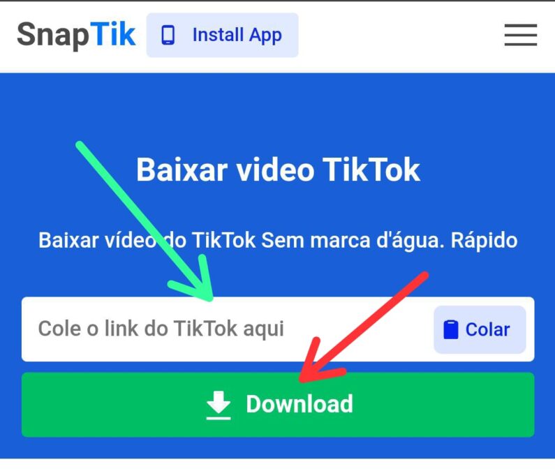 tirar a marca d'agua do tiktok